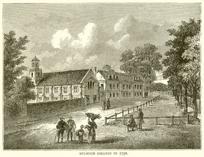 Dulwich College i 1750 av English School
