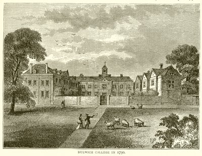 Dulwich College i 1790 av English School