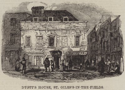 Dyott's House, St Giles's-in-the-Fields (gravering) av English School