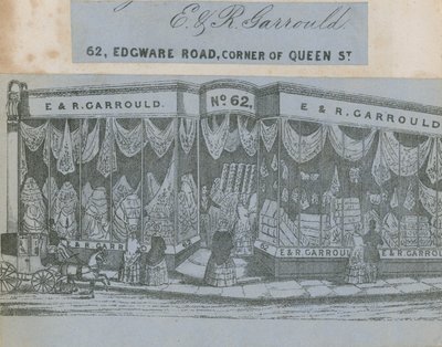 E & R Garrould, 62 Edgware Road, Corner of Queen Street, London av English School