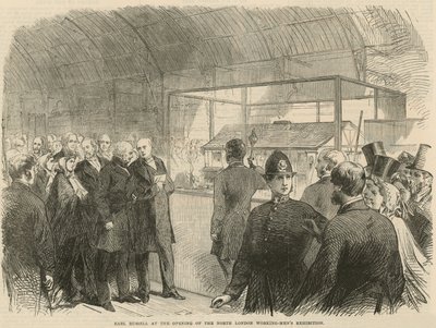 Earl Russell ved åpningen av North London Working Mens Exhibition av English School
