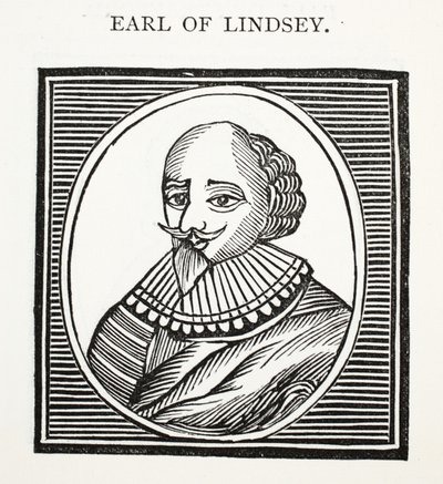 Earl of Lindsey, illustrasjon fra Chap-books of the Eighteenth Century av John Ashton, pub. 1882 av English School