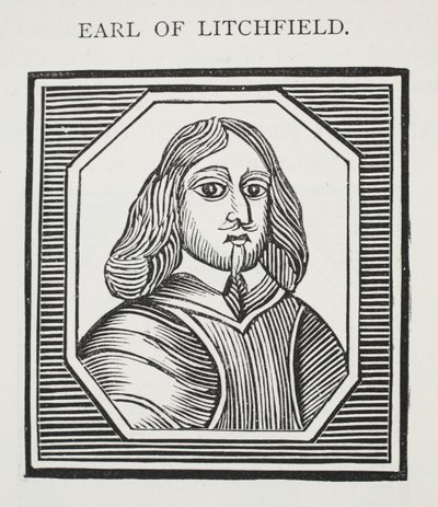 Earl of Litchfield, illustrasjon fra Chap-books of the Eighteenth Century av John Ashton, pub. 1882 av English School