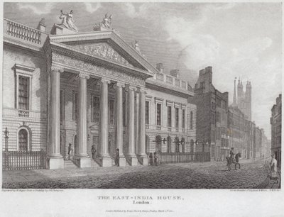 East-India House på Leadenhall Street av English School