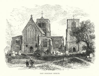 East Dereham kirke (gravering) av English School