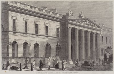 East India House, Leadenhall-Street (gravering) av English School