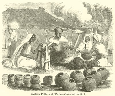 Eastern Potters at Work, Jeremiah, xviii, 2 av English School
