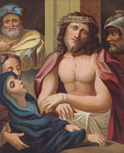 Ecce Homo (fargelitografi) av English School