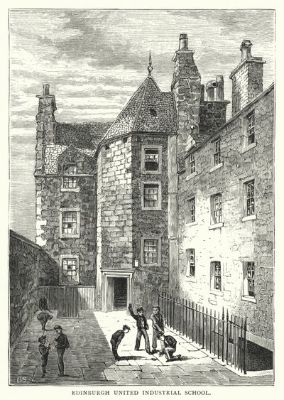 Edinburgh United Industrial School (gravering) av English School