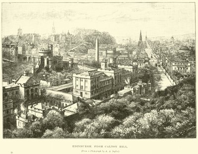 Edinburgh, fra Calton Hill av English School