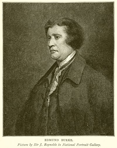 Edmund Burke av English School