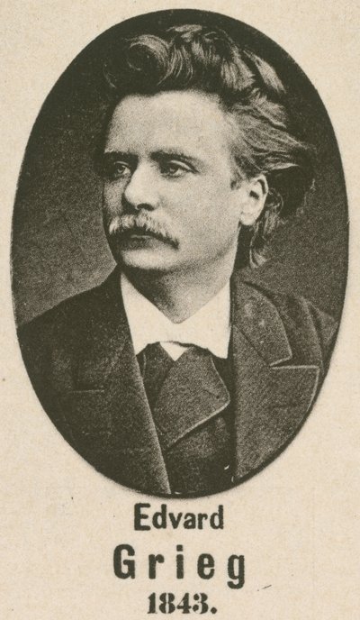 Edvard Grieg (gravering) av English School
