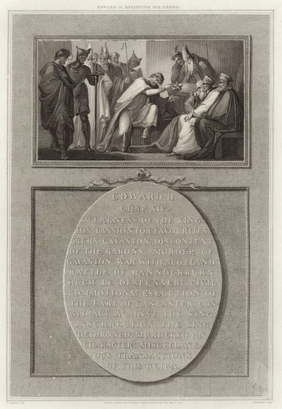 Edward II sa opp sin krone av English School
