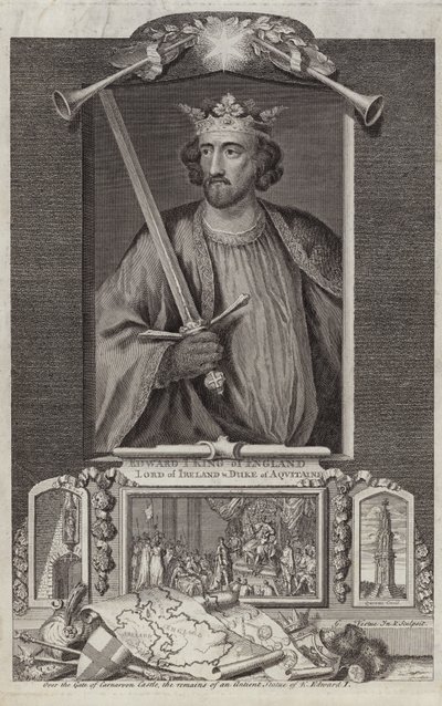 Edward I av England av English School