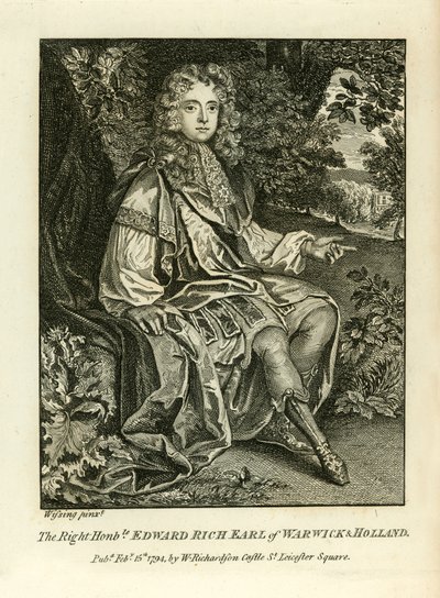Edward Rich, jarl av Warwick og Holland av English School