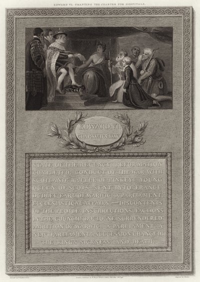 Edward VI gir charteret for sykehus av English School