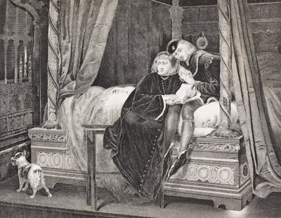 Edward V og Richard, hertug av York i tårnet, fra 