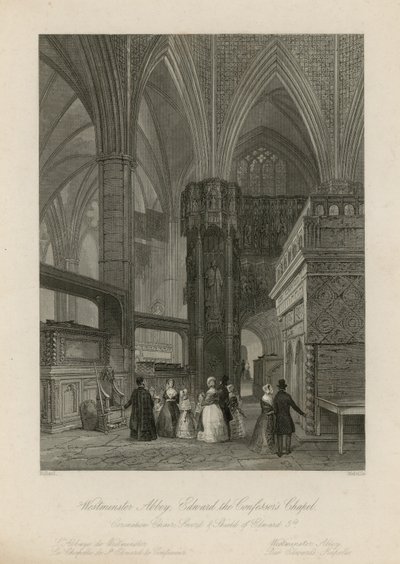 Edward the Confessors Chapel i Westminster Abbey av English School