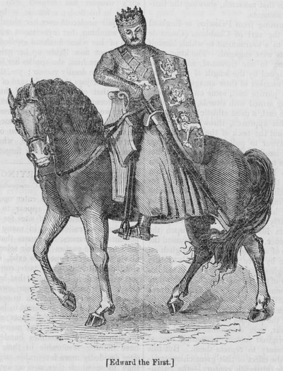 Edward den første (gravering) av English School