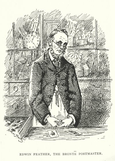 Edwin Feather, Bronte-postmesteren (gravering) av English School