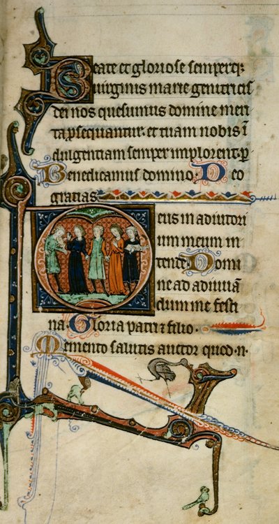 Egerton 1151 fol.47 Bebodd initial 