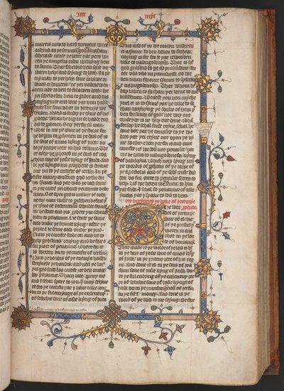 Egerton 617, Wycliffite Bible, før 1397 (vellum) av English School