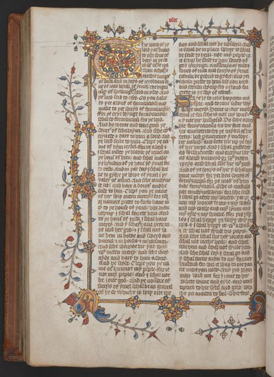 Egerton 617, Wycliffite Bible, før 1397 (vellum) av English School