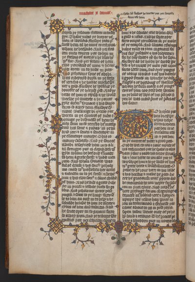 Egerton 617, Wycliffite Bible, før 1397 (vellum) av English School