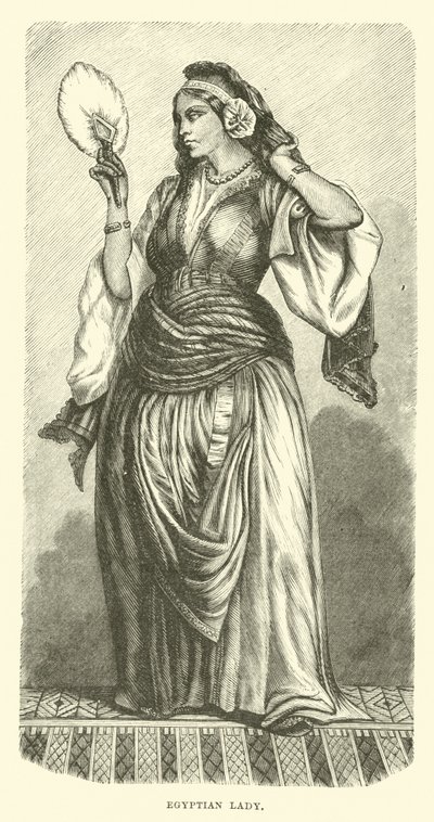 egyptisk dame av English School