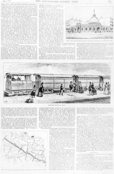 Elektrisk trikk, 1890 av English School