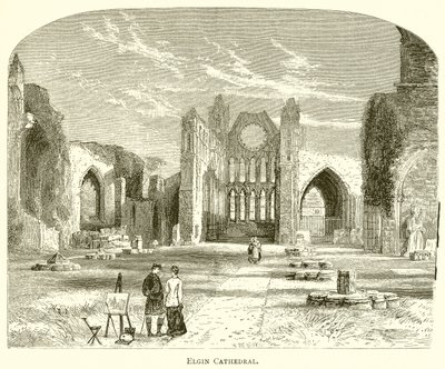 Elgin katedral av English School
