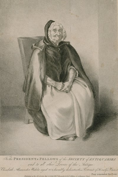 Elizabeth Alexander, enke, 104 år gammel av English School