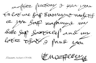 Elizabeth, hertuginne av Norfolk av English School