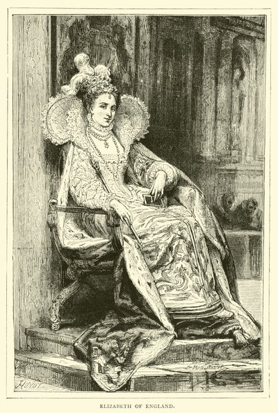 Elizabeth av England av English School