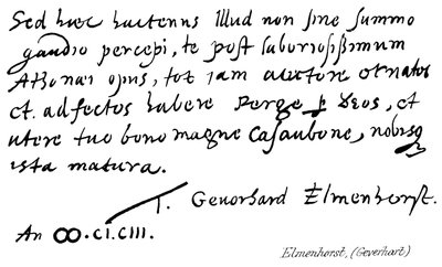 Elmenhorst, (Geverhart) av English School