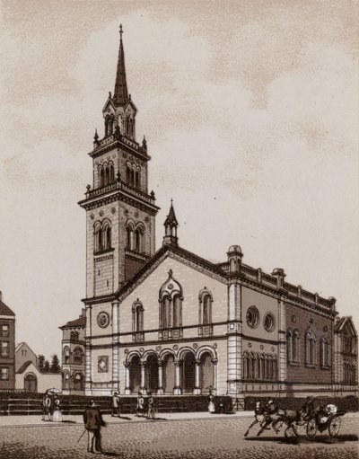 Elmwood Church (litho) av English School