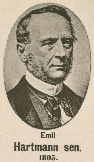 Emil Hartmann Senior (gravyr) av English School