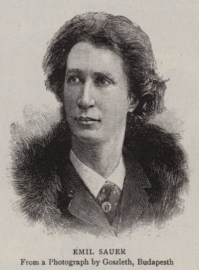 Emil Sauer (gravering) av English School
