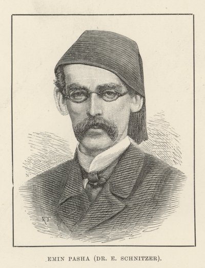 Emin Pasha (Dr E Schnitzer) (gravering) av English School