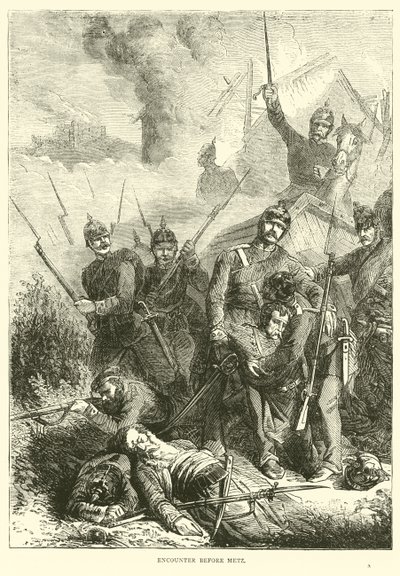 Møte før Metz, august 1870 av English School