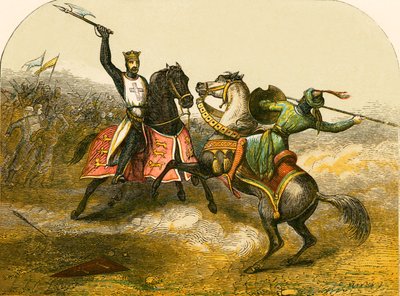 Møte mellom Richard I og Saladin av English School
