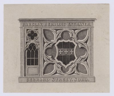 Gravør, Barclay, byttekort av English School