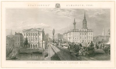Inngang til byen, ved London Bridge av English School