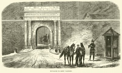 Inngang til Mont Valerien, januar 1871 av English School