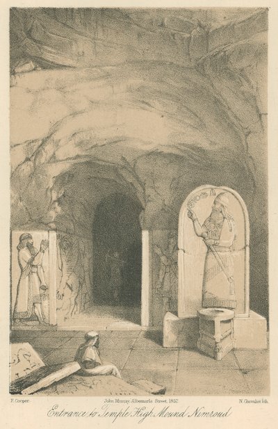 Inngang til Temple High Mound Nimroud av English School