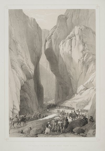 Inngang til Bolan-passet fra Dadur, fra 