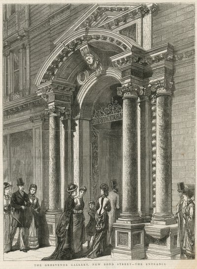 Inngang til Grosvenor Gallery av English School