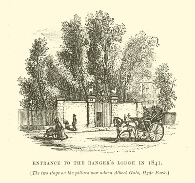 Inngang til Ranger#39;s Lodge, St. James#39;s Park, London av English School