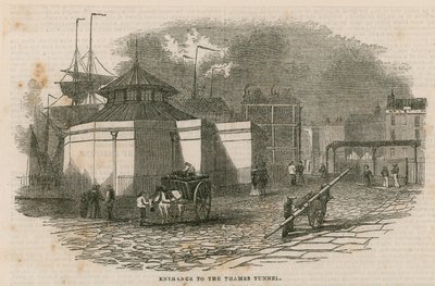 Inngang til Thames Tunnel av English School