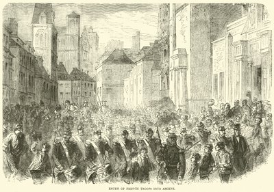 Inntreden av fransk tropp i Amiens, mai 1871 av English School